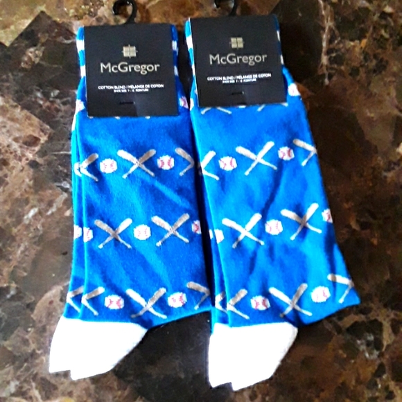 McGregor baseball print mens sockd - Picture 1 of 1